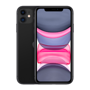 iPhone 11 - Sort - 64GB - Sølv stand