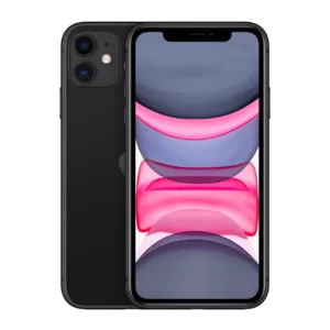 iPhone 11 - Sort - 64GB - Sølv stand