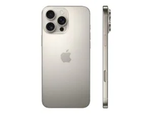 Apple iPhone 16 Pro 6.3 128GB Naturlig titanium - Guld stand+