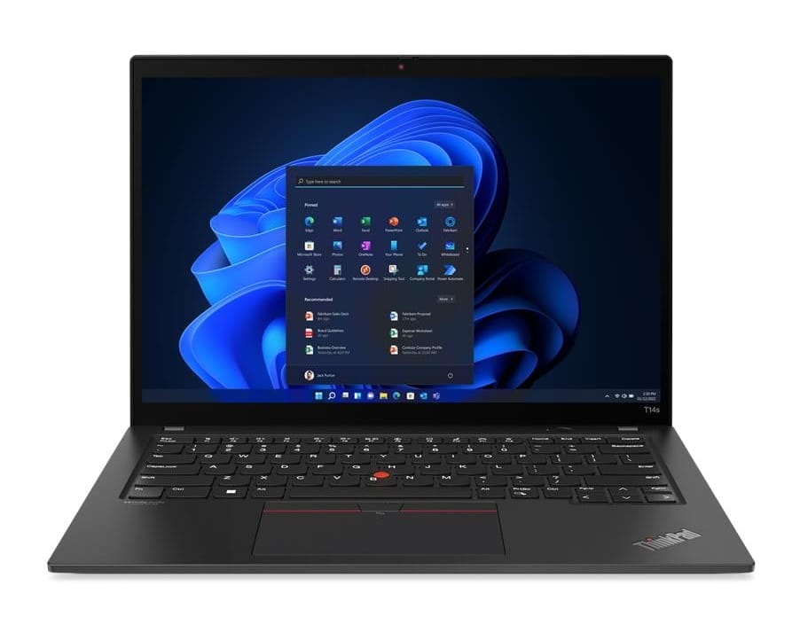 Lenovo ThinkPad T14s G3 - 14" - Core i5 - 16GB - 256GB - Guld stand Lenovo ThinkPad T14s G3 - 14" - Core i5 - 16GB - 256GB - Guld stand