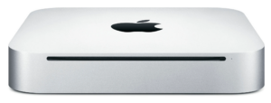 Apple Mac Mini - Core 2 Duo 2.4 GHz 4 GB RAM 128GB SSD (Mid-2010) - Sølv stand