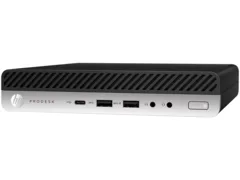 HP ProDesk 600 G5 mini desktop I3-9100T 32GB 256GB Windows 11 Pro - Guld stand - Guld stand