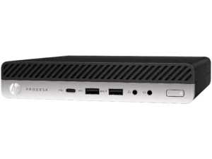 HP ProDesk 600 G5 mini desktop I5-9500T 8GB 256GB Windows 11 Pro - Guld stand - Guld stand