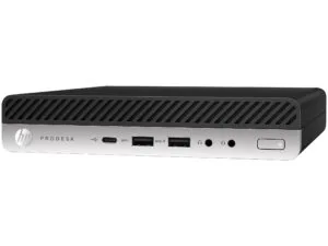 HP ProDesk 600 G4 Mini PC i3-8100T Intel Core i3 16GB 256GB Windows 11 Pro - Guld stand - Guld stand