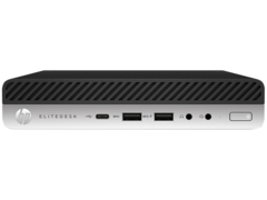 HP EliteDesk 800 G4 Mini i5-8500T 8GB 256GB Intel UHD Graphics Windows 11 Pro - Guld stand - Guld stand