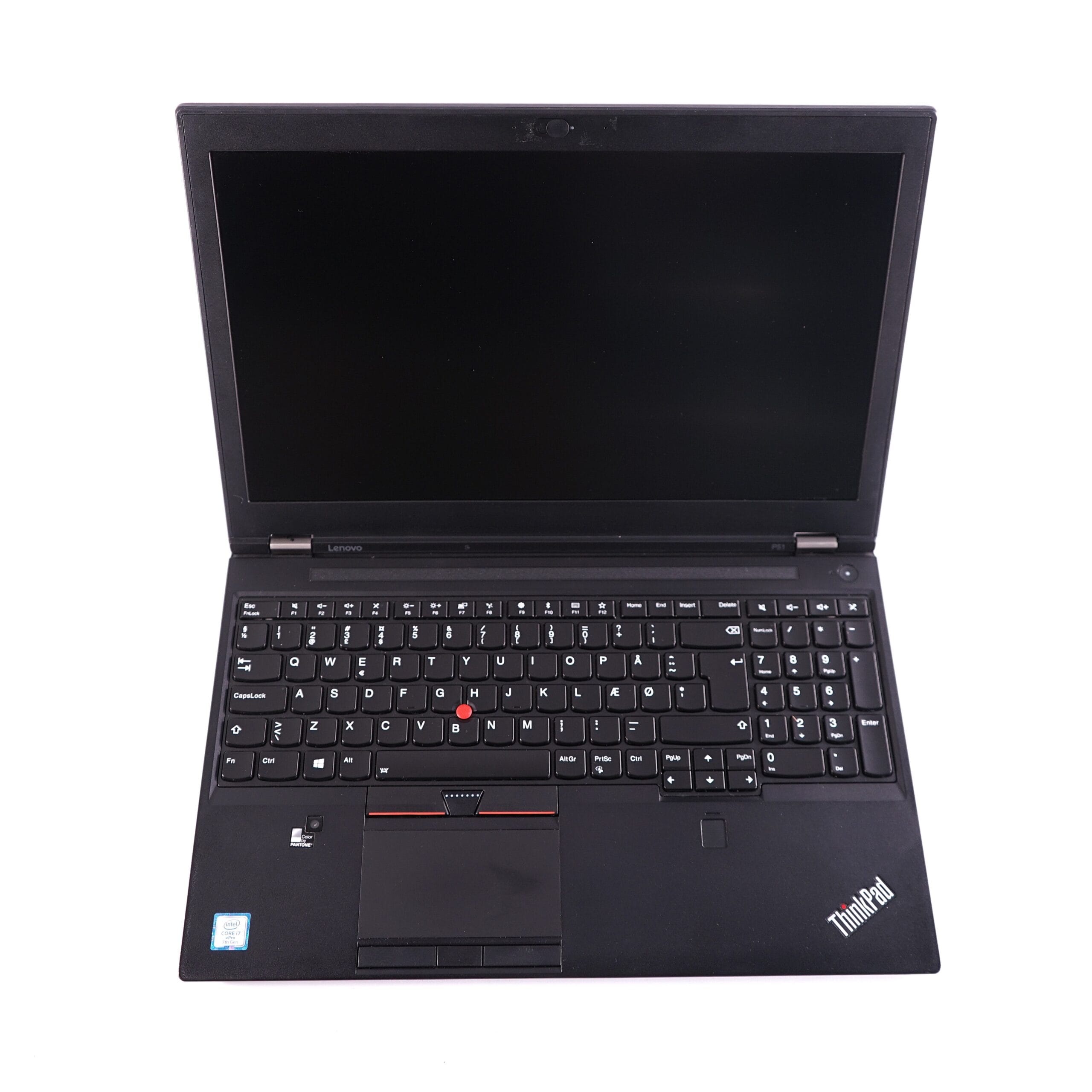 Lenovo ThinkPad P51 - i7-7820HQ 2.90GHz - 32GB RAM - 512GB NVME - 15" FHD - Quadro M2000M - Sølv stand Lenovo ThinkPad P51 - i7-7820HQ 2.90GHz - 32GB RAM - 512GB NVME - 15" FHD - Quadro M2000M - Sølv stand