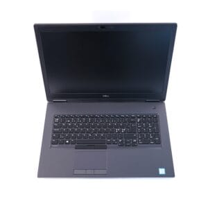 Dell Precision 7740 - i9-9980HK 2.4GHz - 32GB RAM - 2 x 1 TB NVMe  - 17" FHD - Quadro RTX 3000 6 GB - Sølv stand