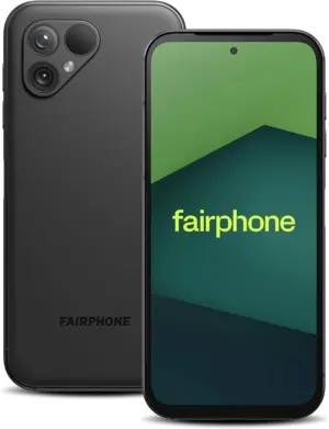 Fairphone 5 5G - 256GB - Matte Black - Sølv stand