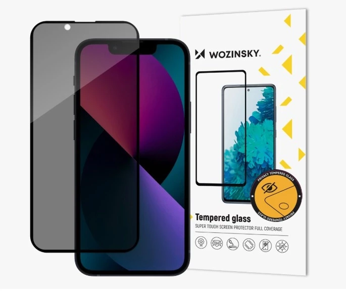 Wozinsky Privacy skærmbeskyttelse til iPhone 13 Pro/13/14/16e/17e Wozinsky Privacy skærmbeskyttelse til iPhone 13 Pro/13/14/16e/17e